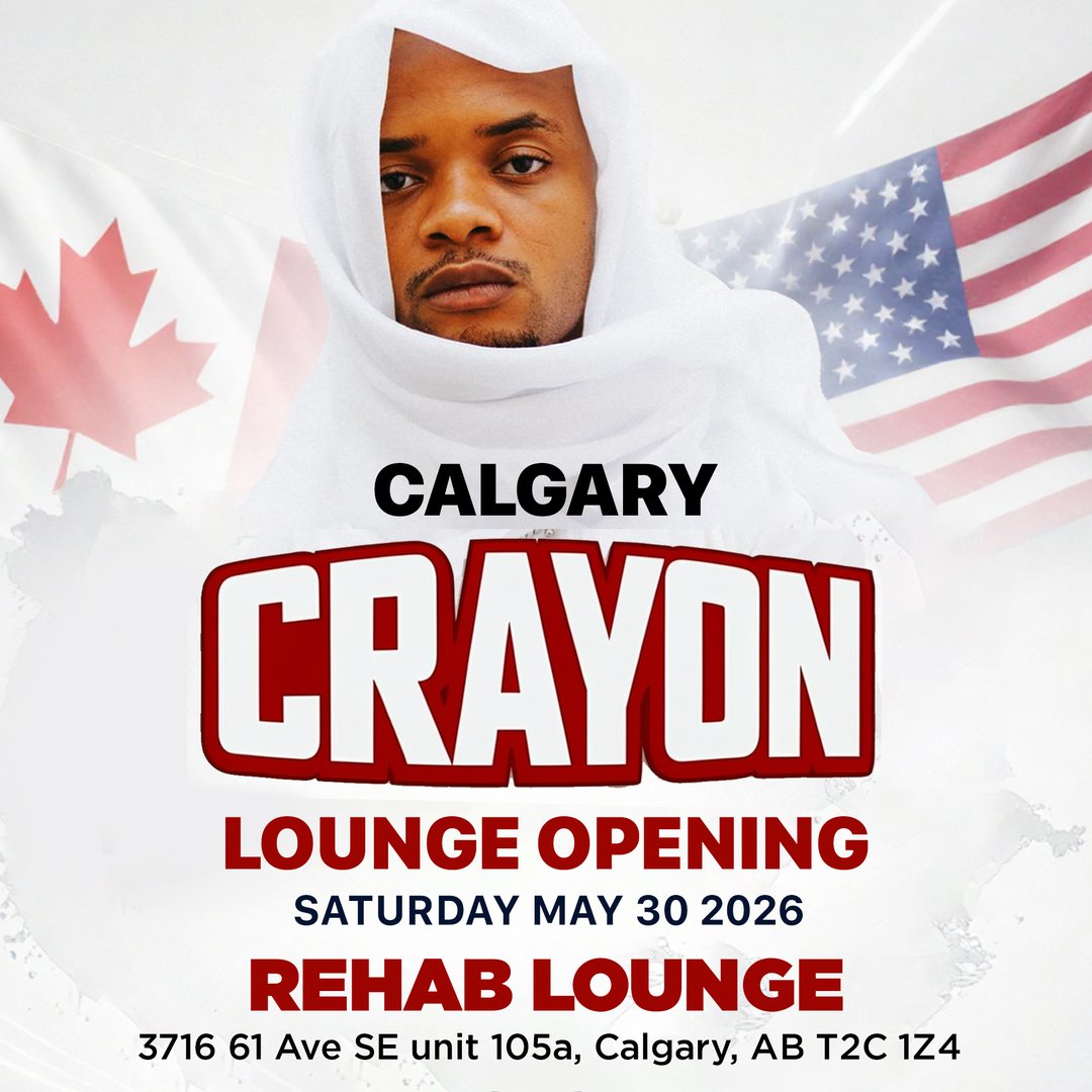 REHAB LOUNGE GRAND OPENING WITH CRAYON - SATURDAY MAY 30 2026 - FREE EVENT BUT RESERVE SPOT 7PM