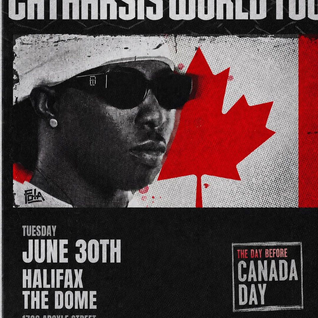 Fola Concert - Halifax - The Dome Halifax - Show starts EARLY 6.30PM PROMPT - NIGHT INTO CANADA DAY JUNE 30TH